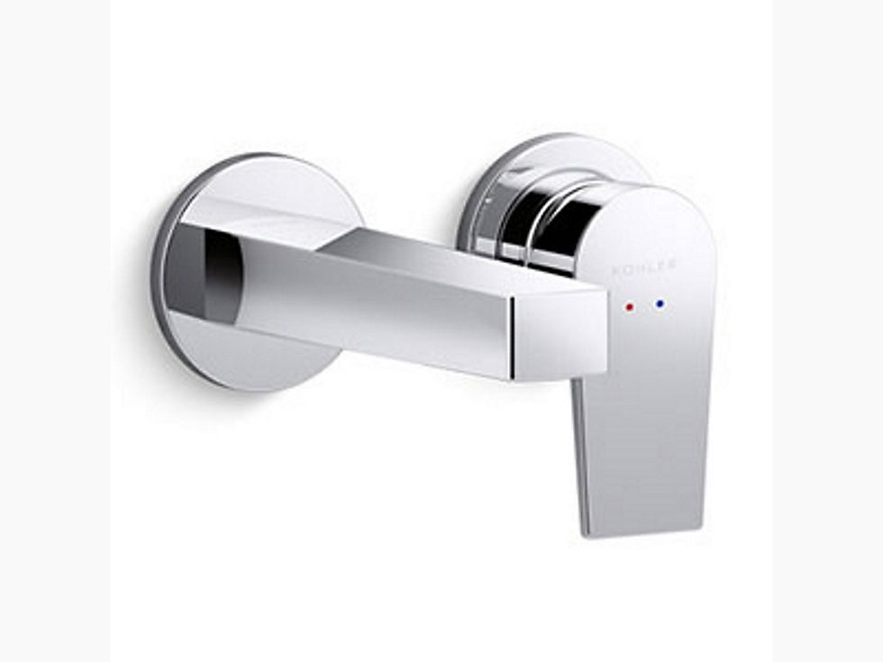 Kohler - Taut  Single Control Wall Mount Lav Faucet Without Drain